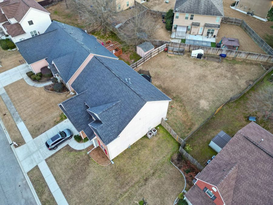 Aerial drone photograph of a Georgia home by Devon Montgomery